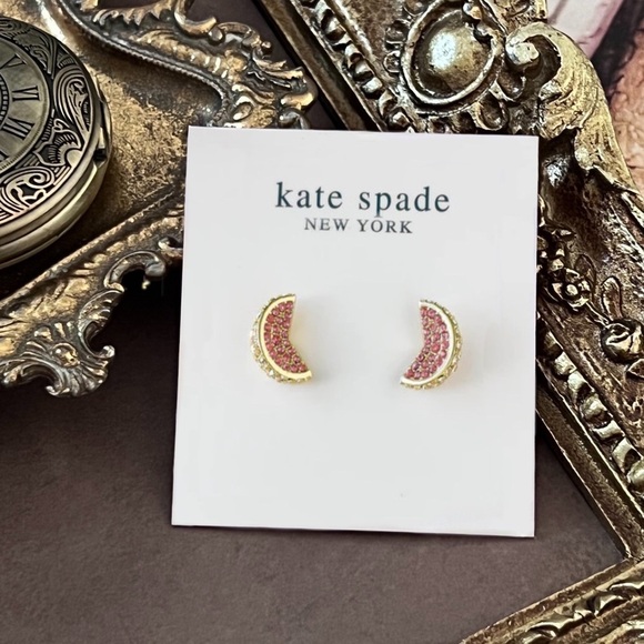 KATE SPADE • Fruit Salad Grapefruit Earrings - Picture 3 of 4